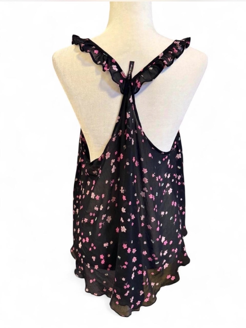 Victoria's Secret Sexy Little things chiffon floral babydoll camisole - Picture 2 of 8
